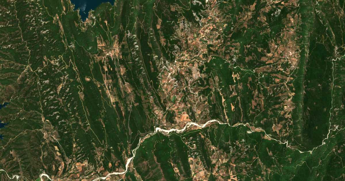 Satellitenkarte von Potamoúla
