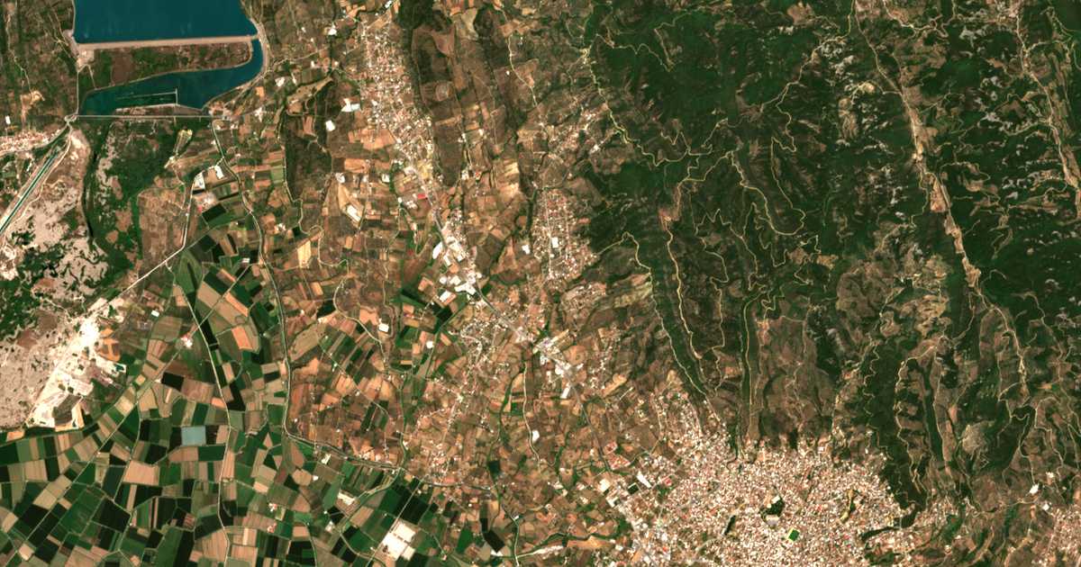 Satellitenkarte von Triantaíika