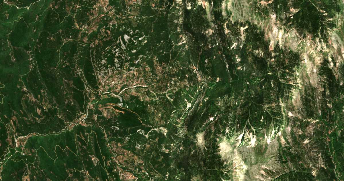 Satellitenkarte von Xirákia