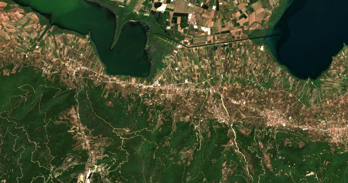 Satellitenkarte von Zevgarákion