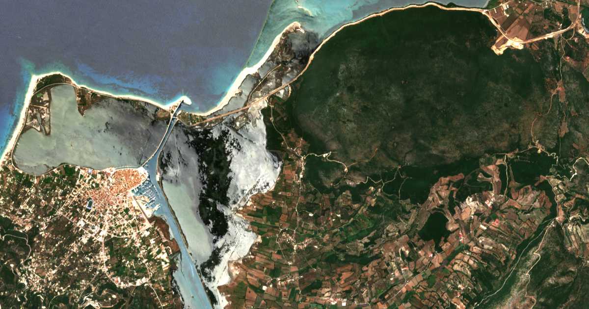 Satellitenkarte von Agía Varvára