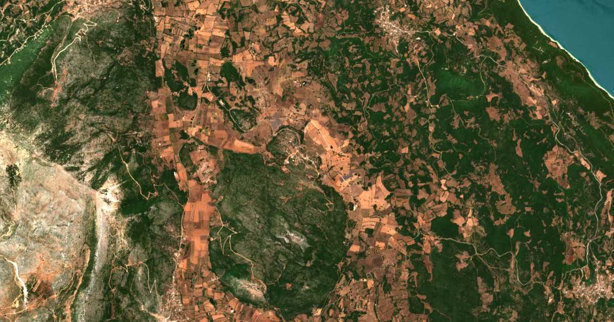 Satellitenkarte von Ágios Nikólaos
