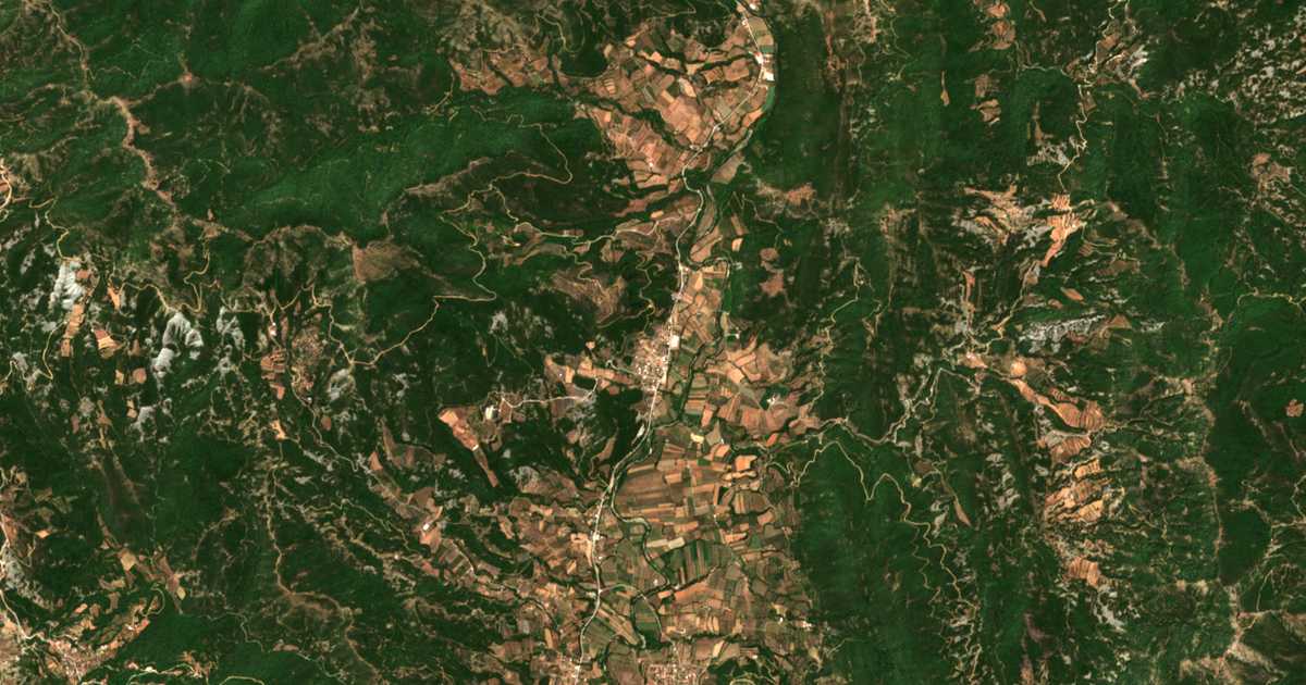 Satellitenkarte von Néa Malesiáda