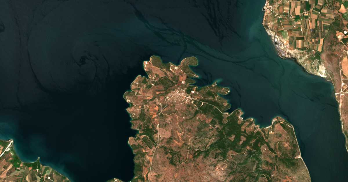 Satellitenkarte von Spárton