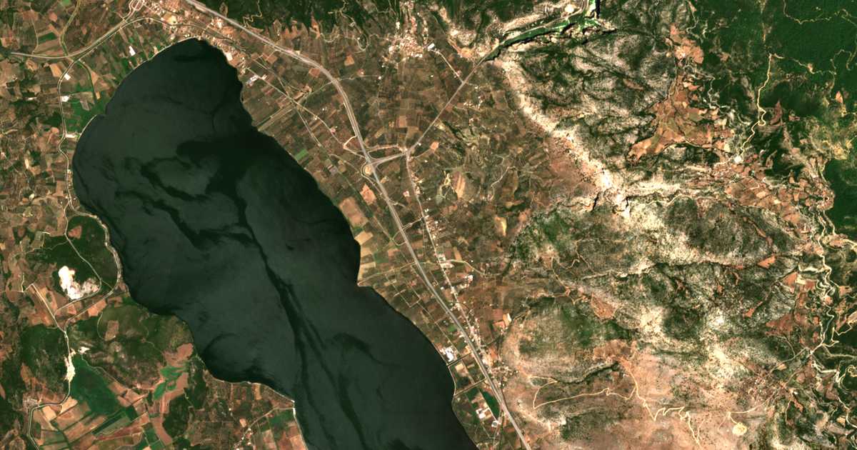 Satellitenkarte von Chalíkion