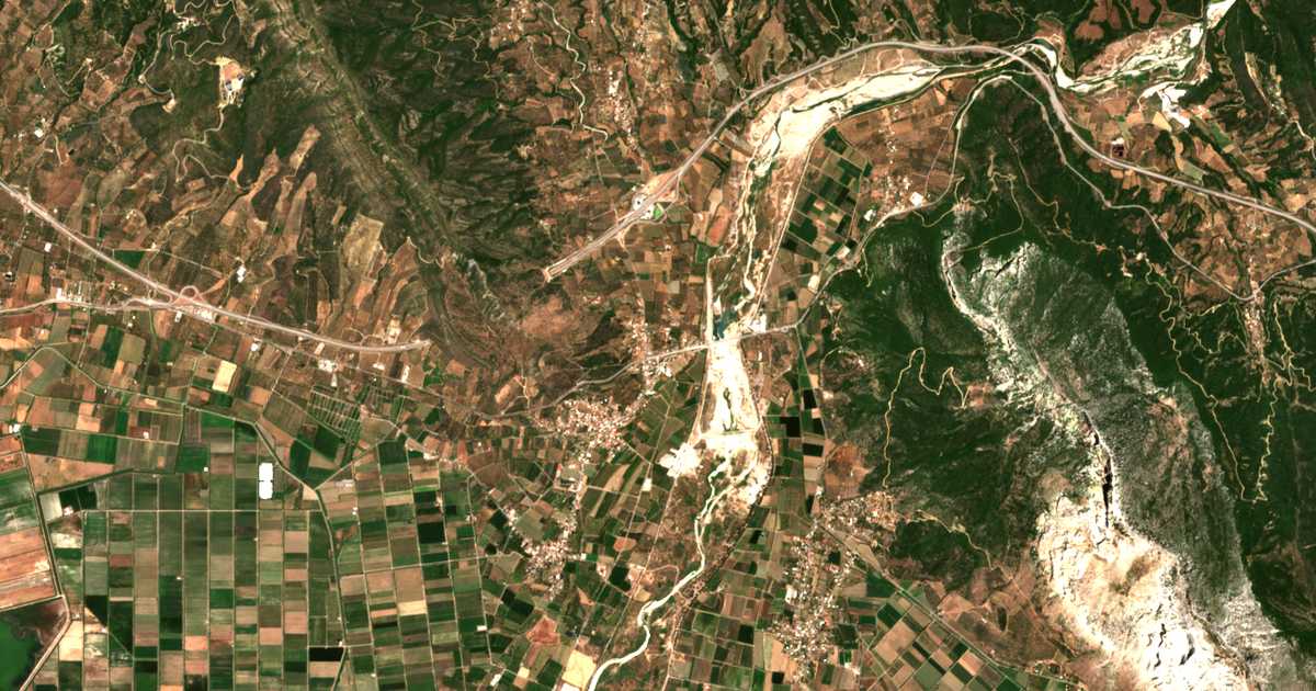 Satellitenkarte von Kokóri