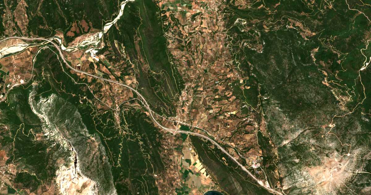 Satellitenkarte von Gavrolímni