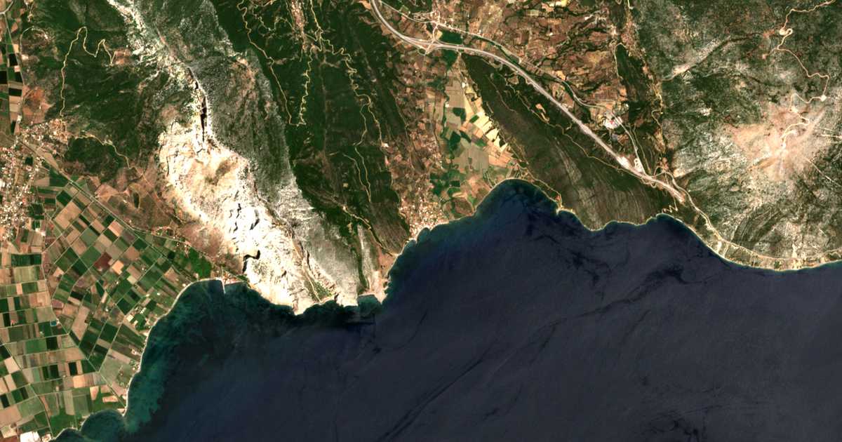 Satellitenkarte von Káto Vasilikí