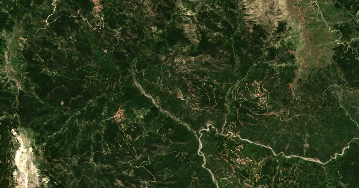 Satellitenkarte von Mandriní
