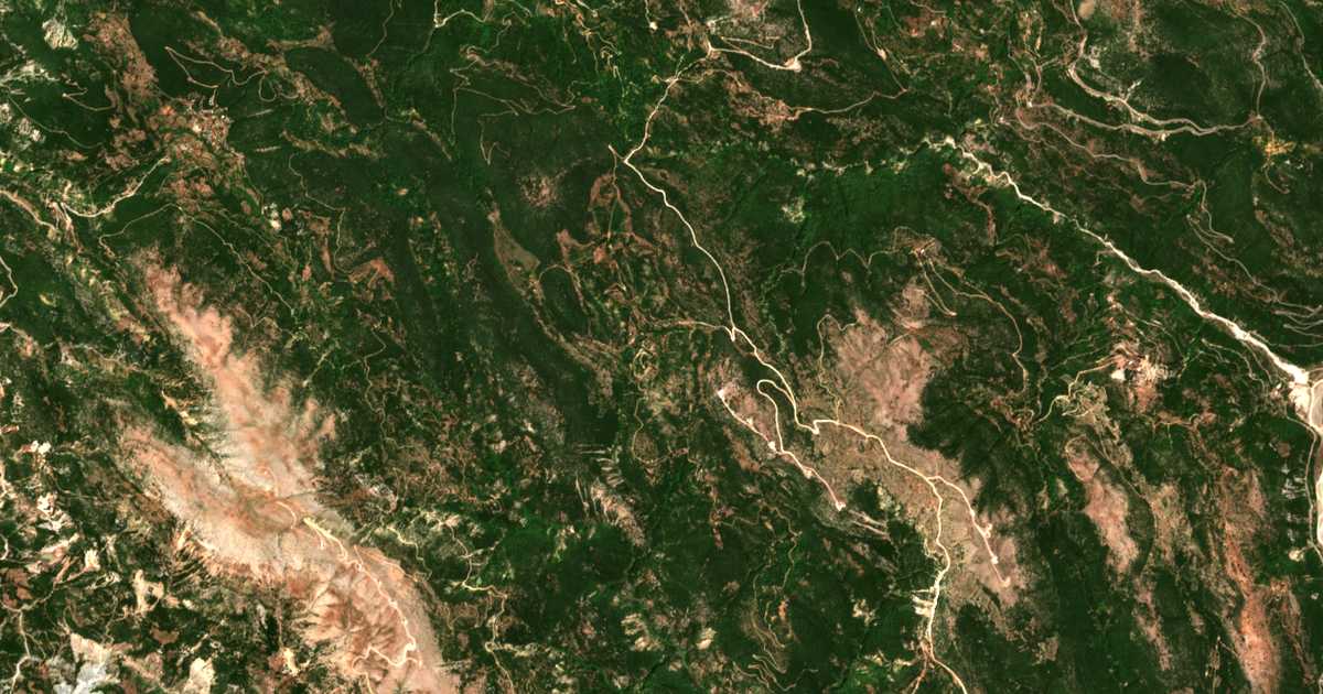 Satellitenkarte von Neókastron