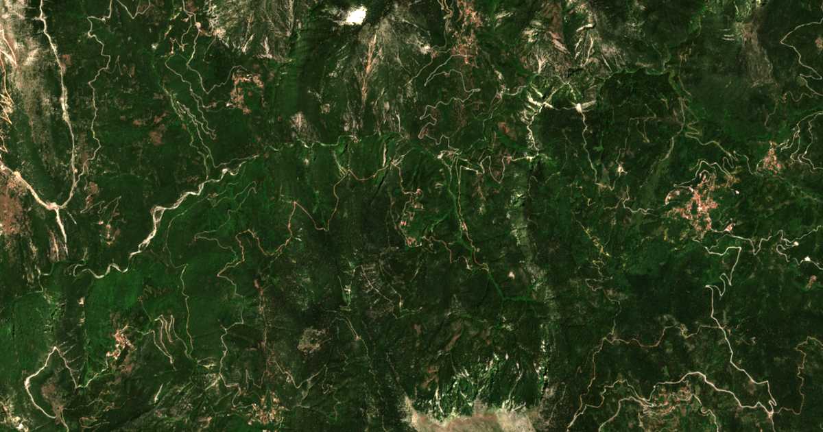 Satellitenkarte von Pódos