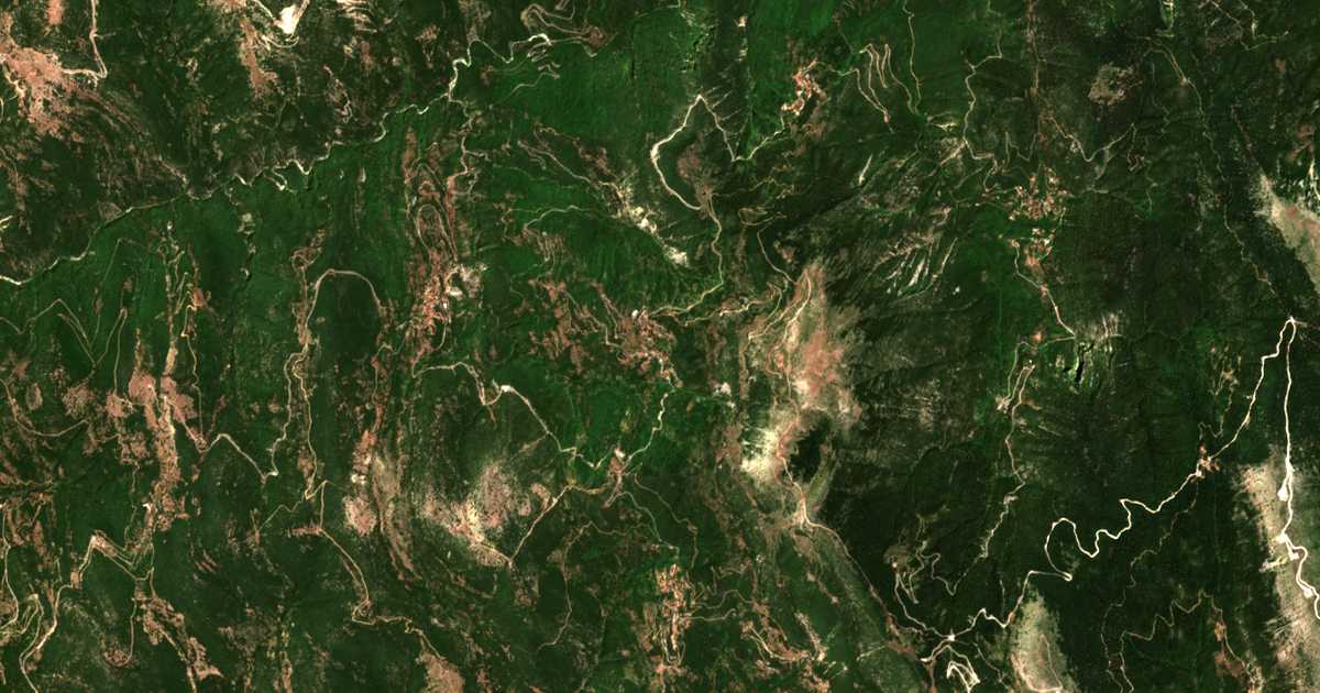 Satellitenkarte von Pokísta