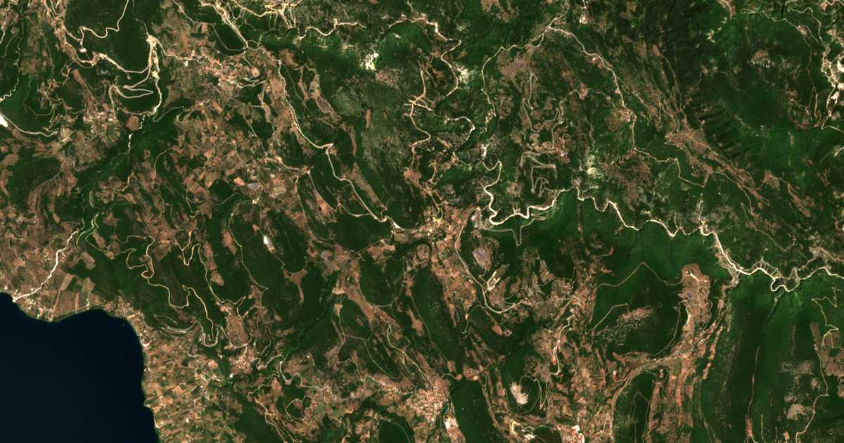 Satellitenkarte von Taxiárchis