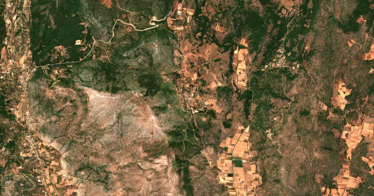 Satellitenkarte von Chrysóvitsa