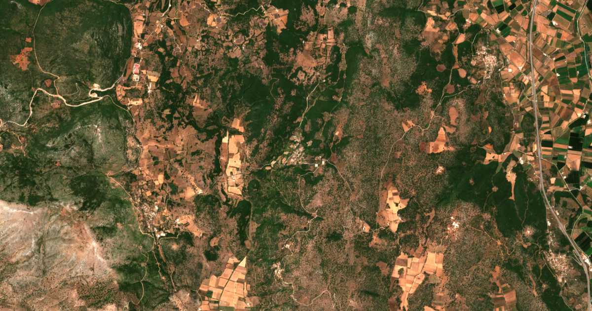 Satellitenkarte von Pródromos