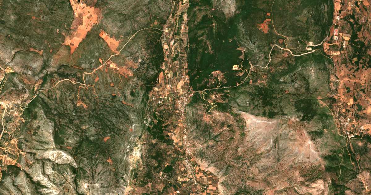 Satellitenkarte von Vasilópoulon