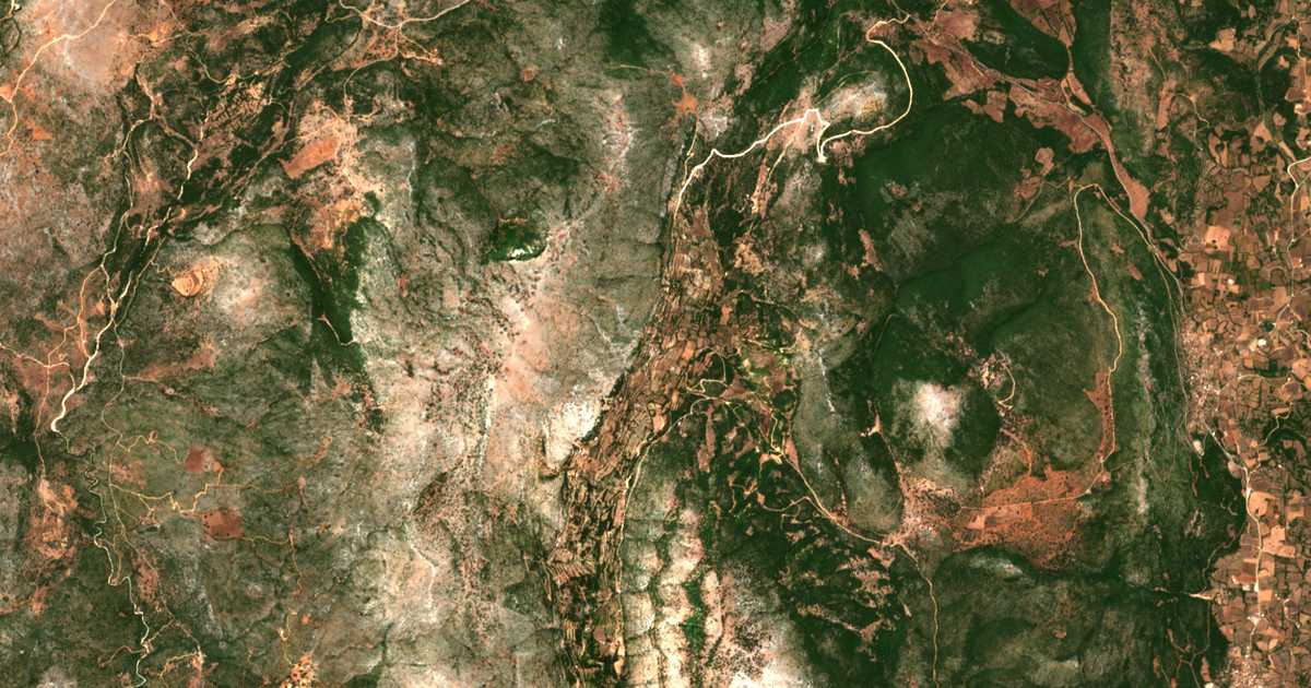 Satellitenkarte von Vlizianá