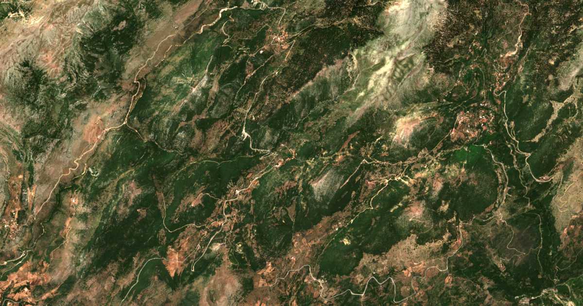 Satellitenkarte von Agía Kyriakí