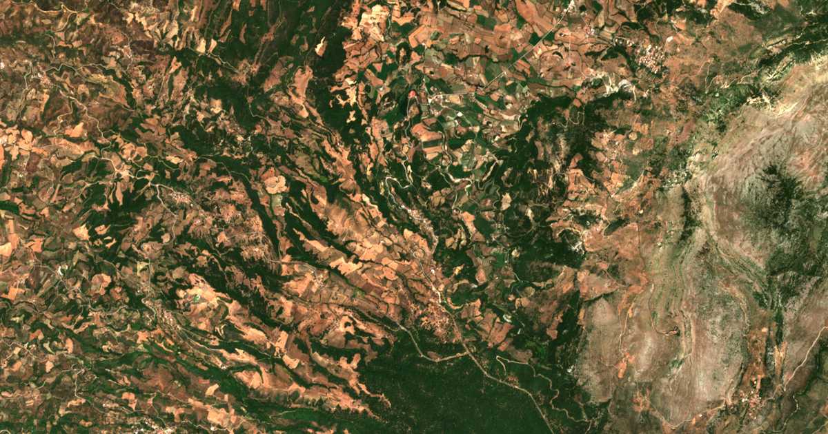 Satellitenkarte von Agía Triás
