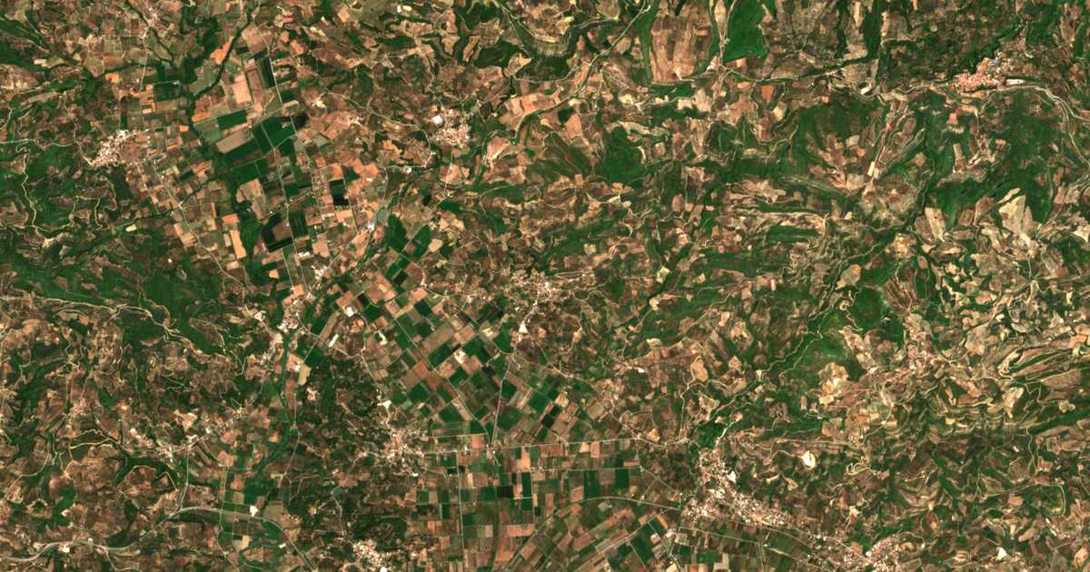 Satellitenkarte von Irákleia