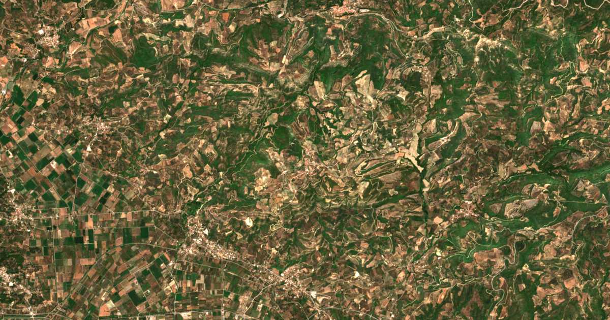 Satellitenkarte von Kafkonía