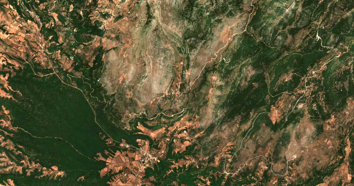 Satellitenkarte von Kakotárion