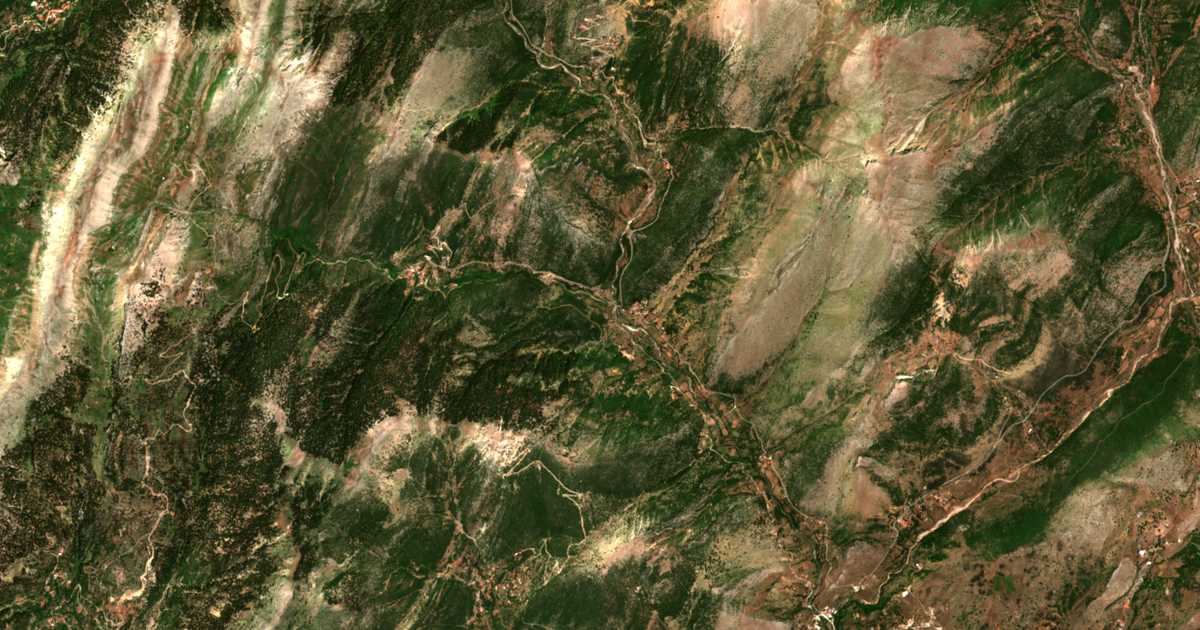 Satellitenkarte von Kalývia Astrá