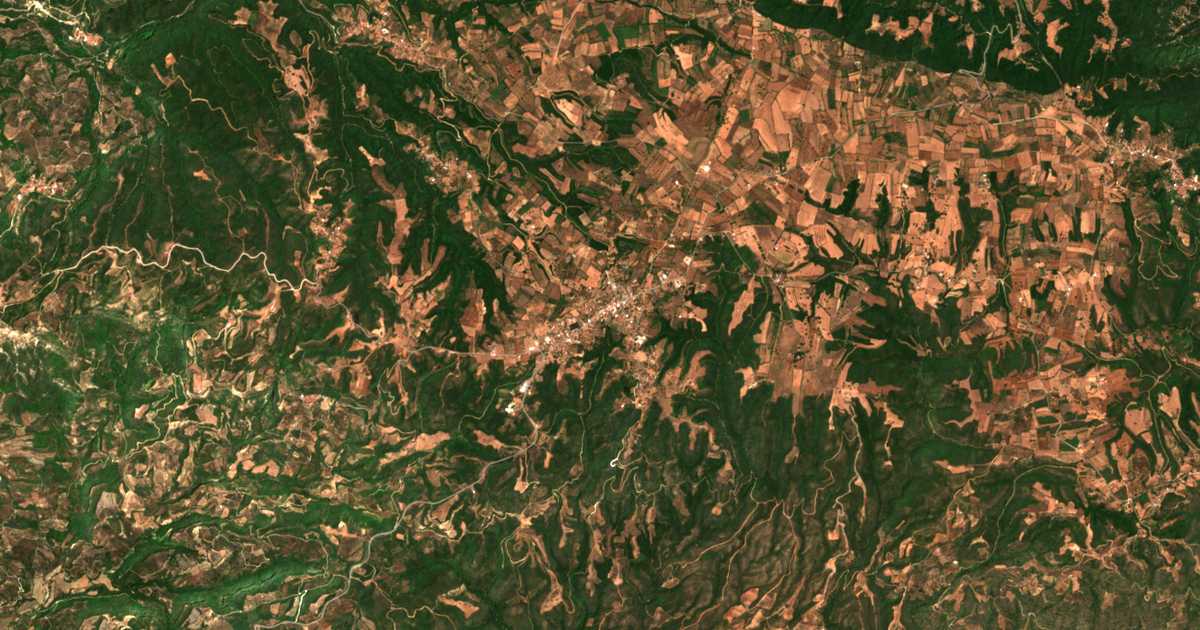 Satellitenkarte von Lálas