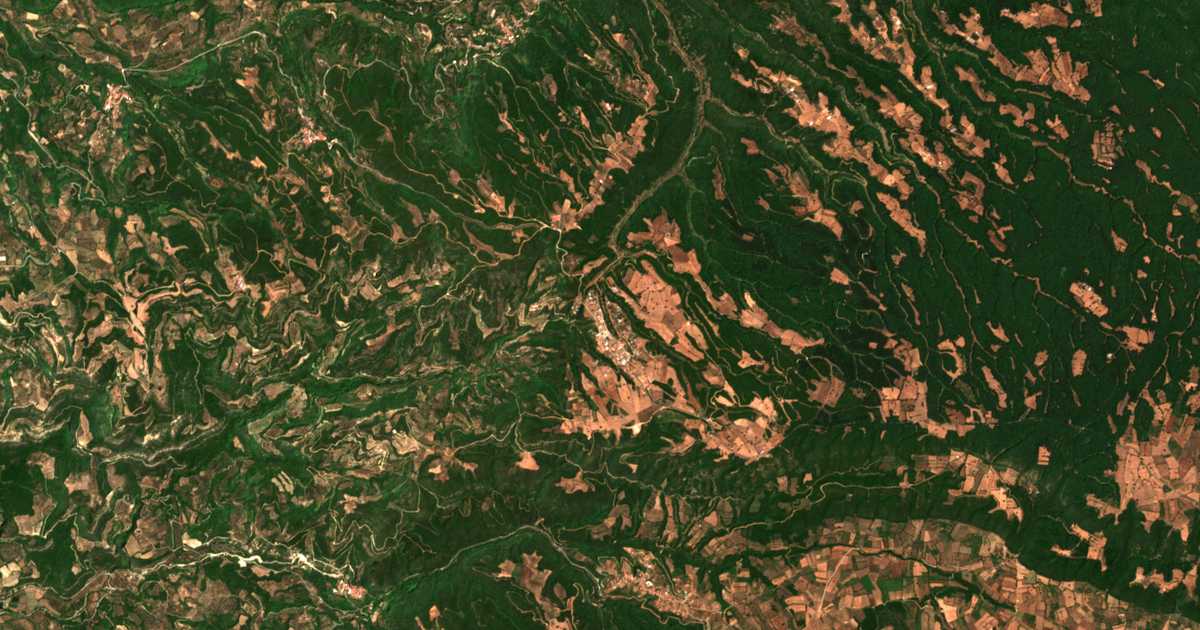 Satellitenkarte von Néa Pérsaina