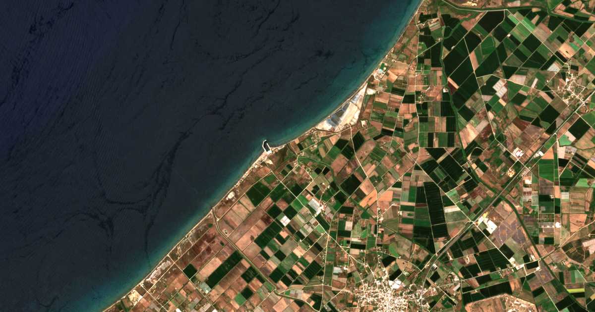 Satellitenkarte von Ágios Panteleímon