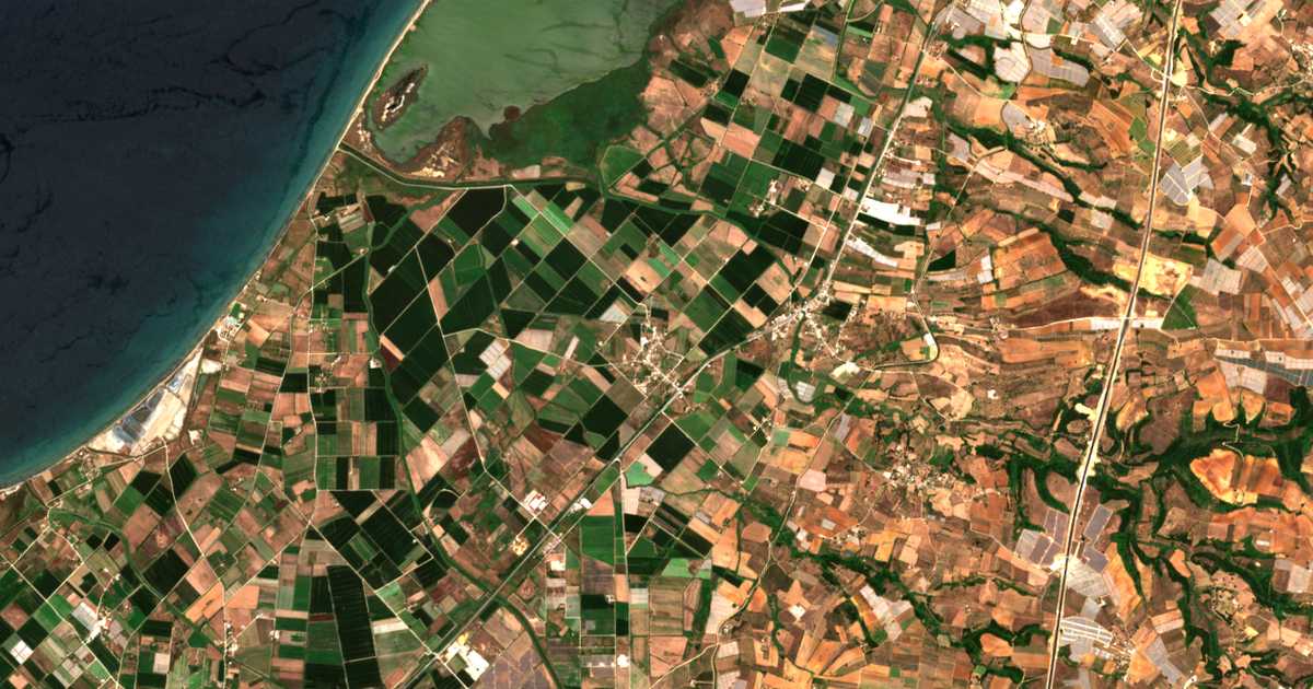 Satellitenkarte von Aretí