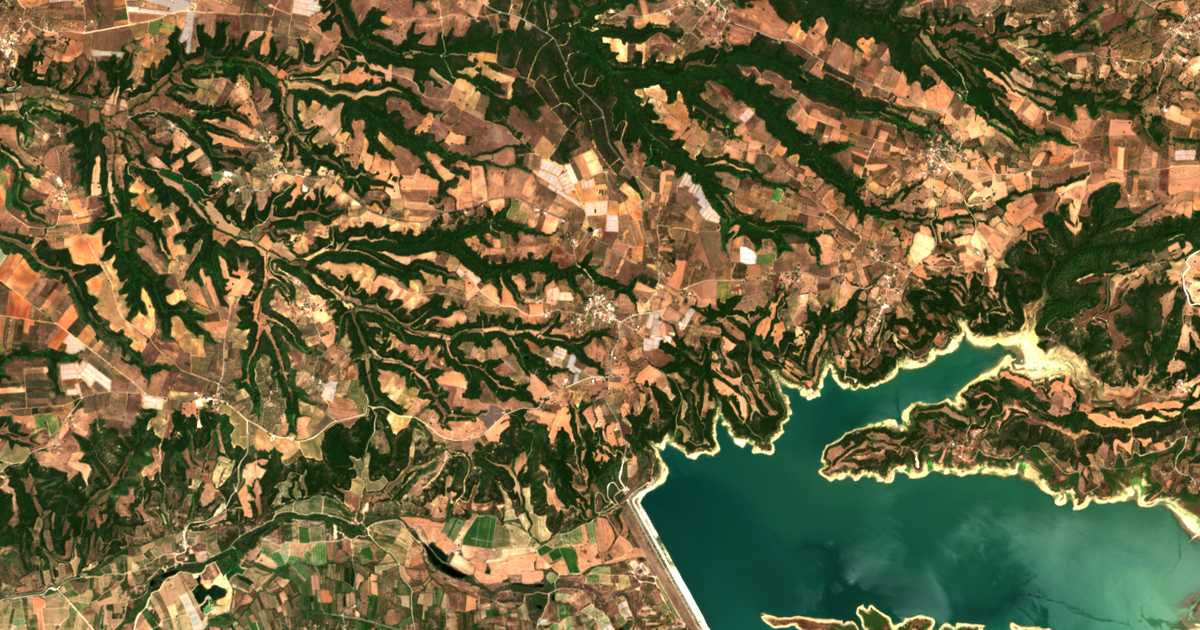 Satellitenkarte von Bórsion