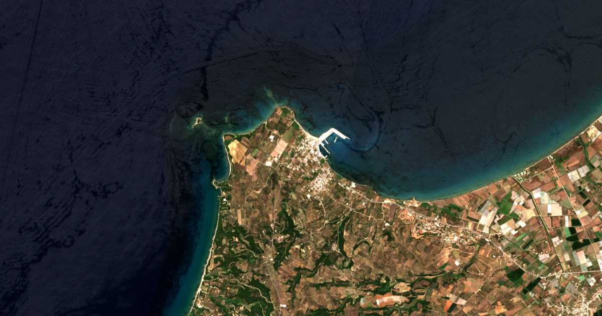 Satellitenkarte von Kyllini