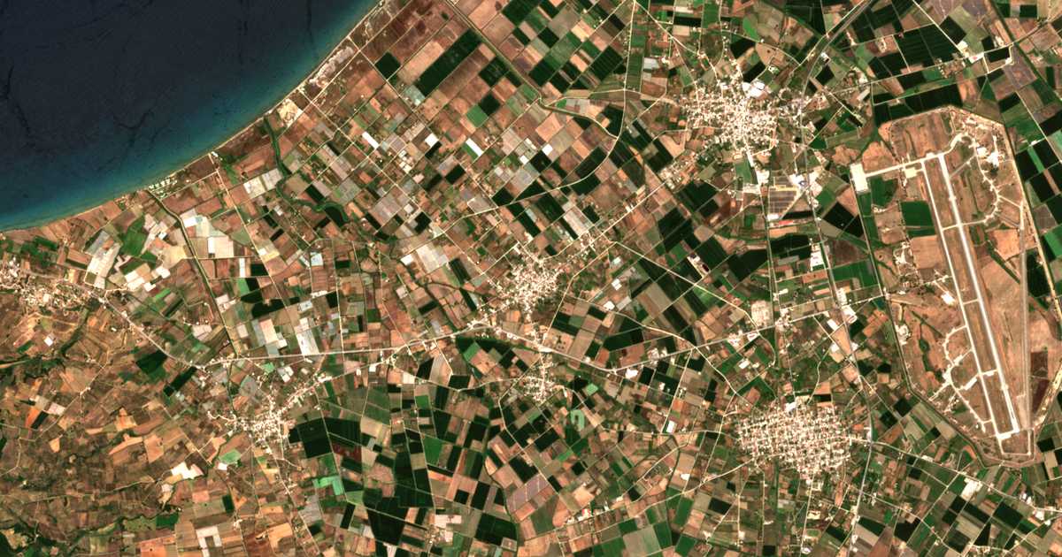 Satellitenkarte von Myrsíni