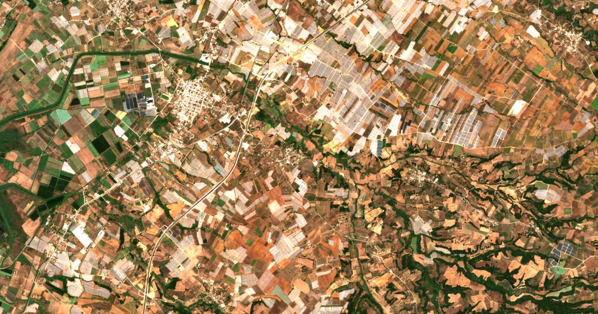 Satellitenkarte von Psárion