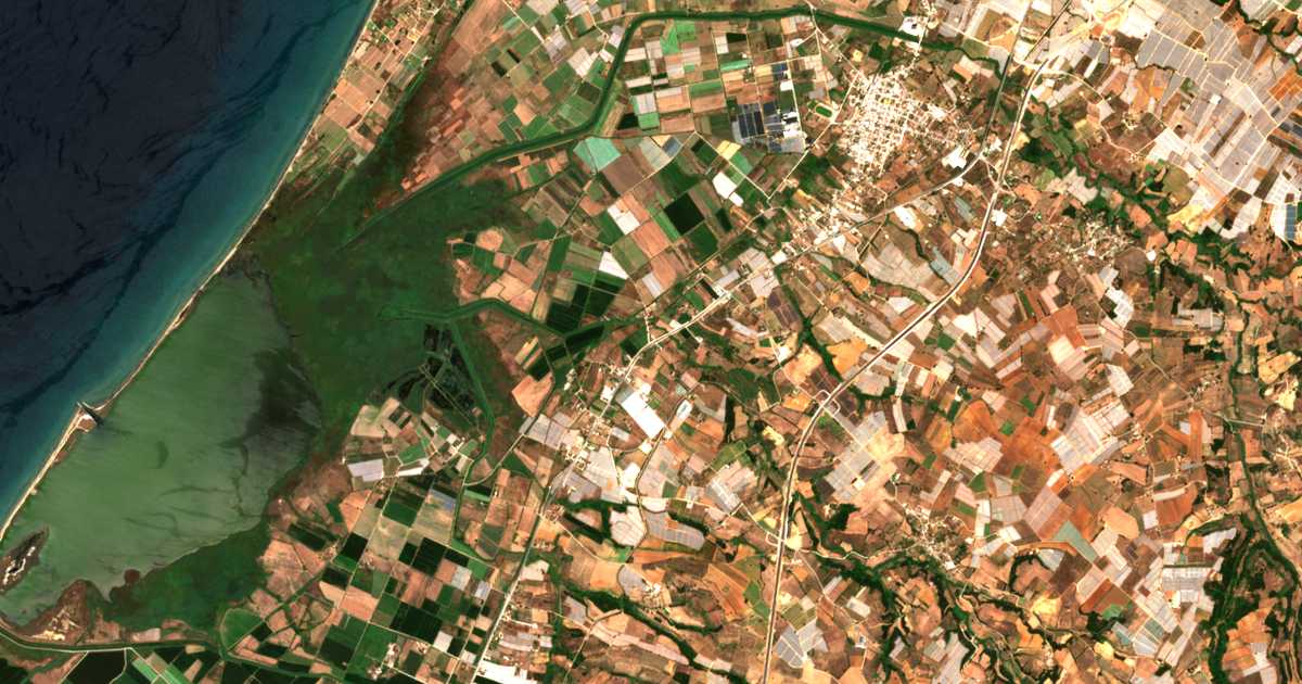 Satellitenkarte von Thanasoulaíika