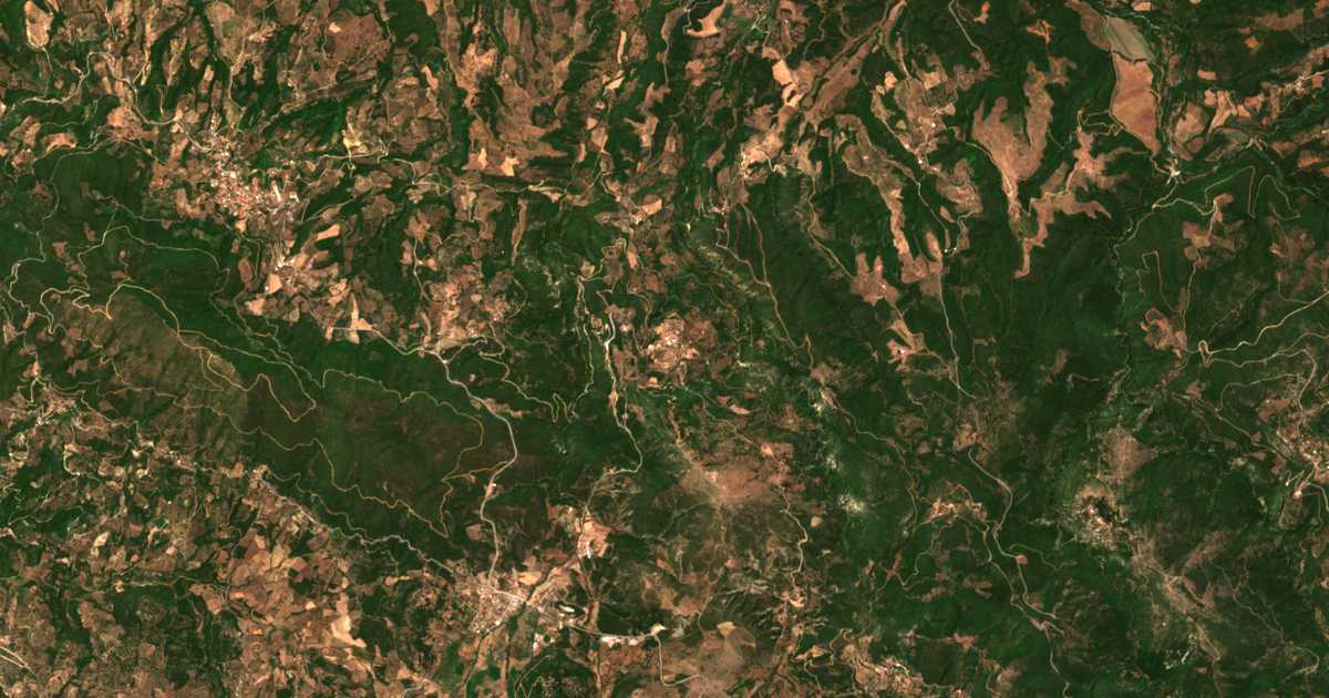Satellitenkarte von Aliphera