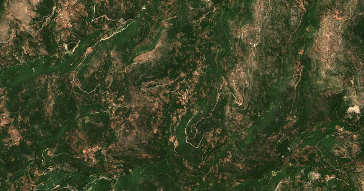 Satellitenkarte von Dragógion