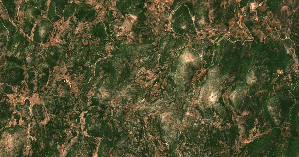 Satellitenkarte von Krána