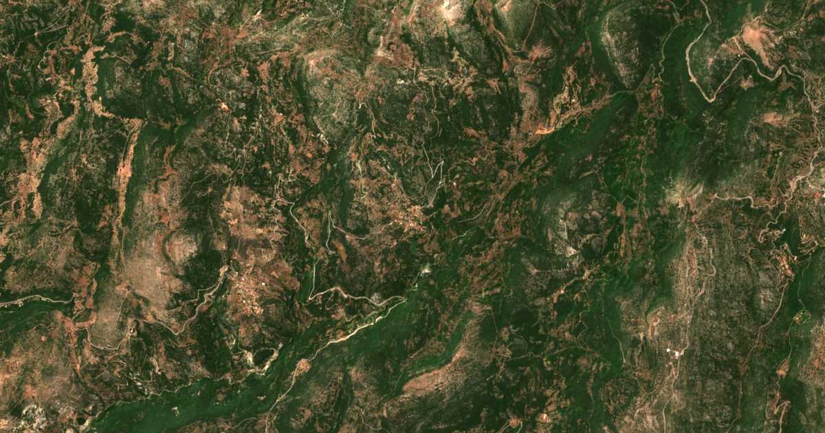Satellitenkarte von Linístaina
