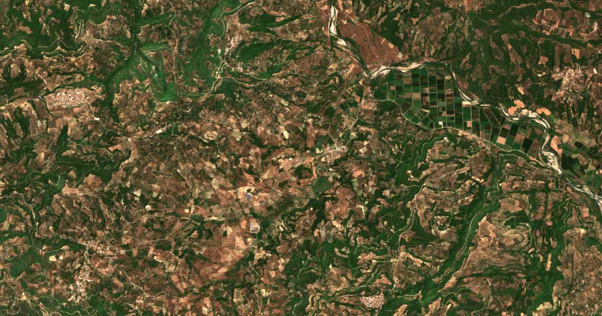 Satellitenkarte von Néo Chorió
