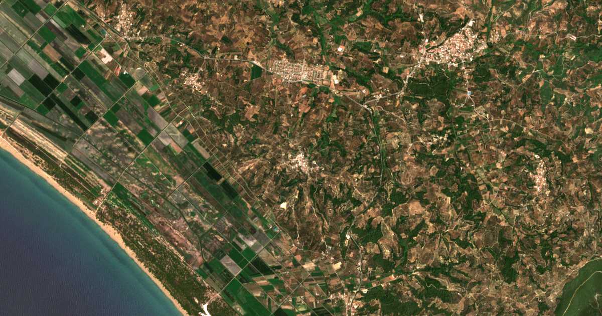 Satellitenkarte von Samikón