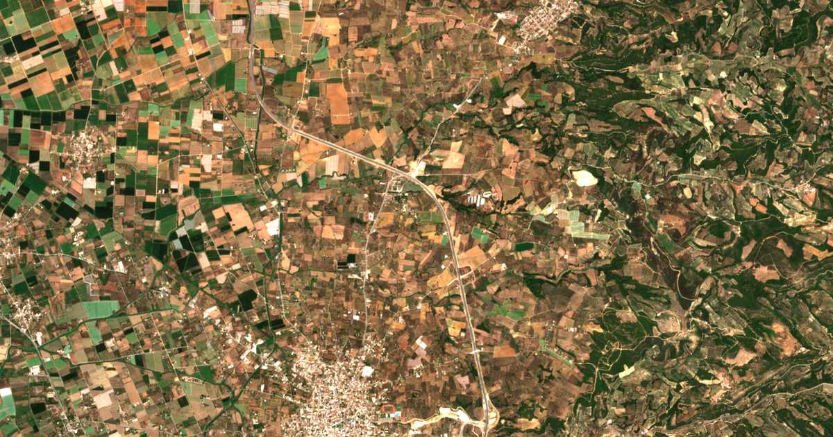 Satellitenkarte von Ágios Ioánnis