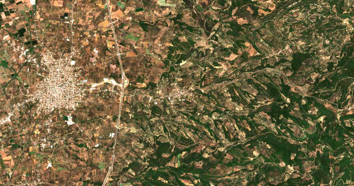 Satellitenkarte von Gerákion