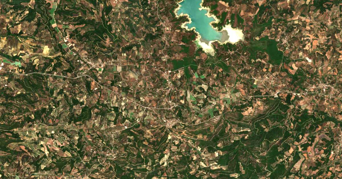 Satellitenkarte von Keramidiá