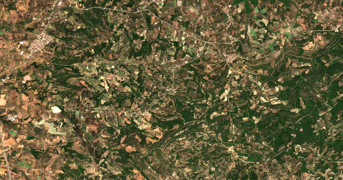 Satellitenkarte von Kryóneron