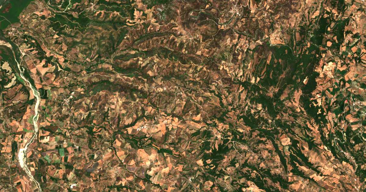 Satellitenkarte von Mazarákion