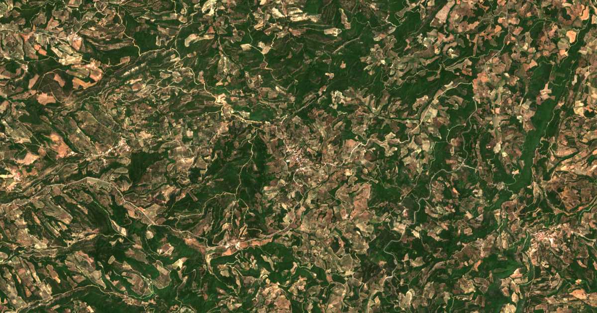 Satellitenkarte von Peristérion
