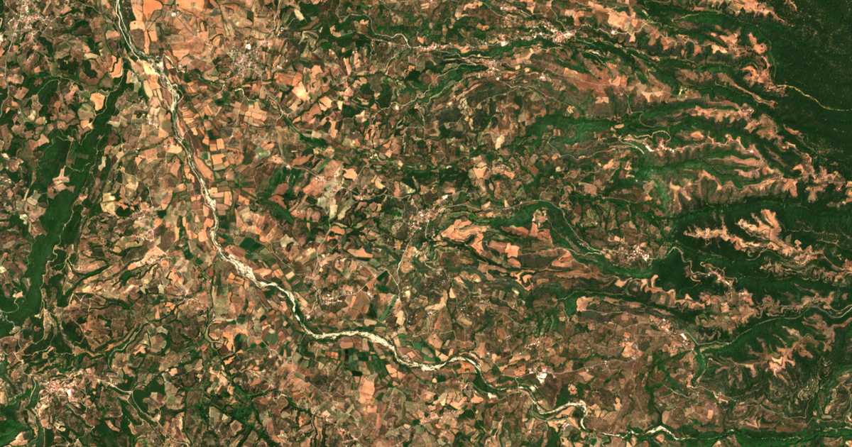 Satellitenkarte von Rodiá