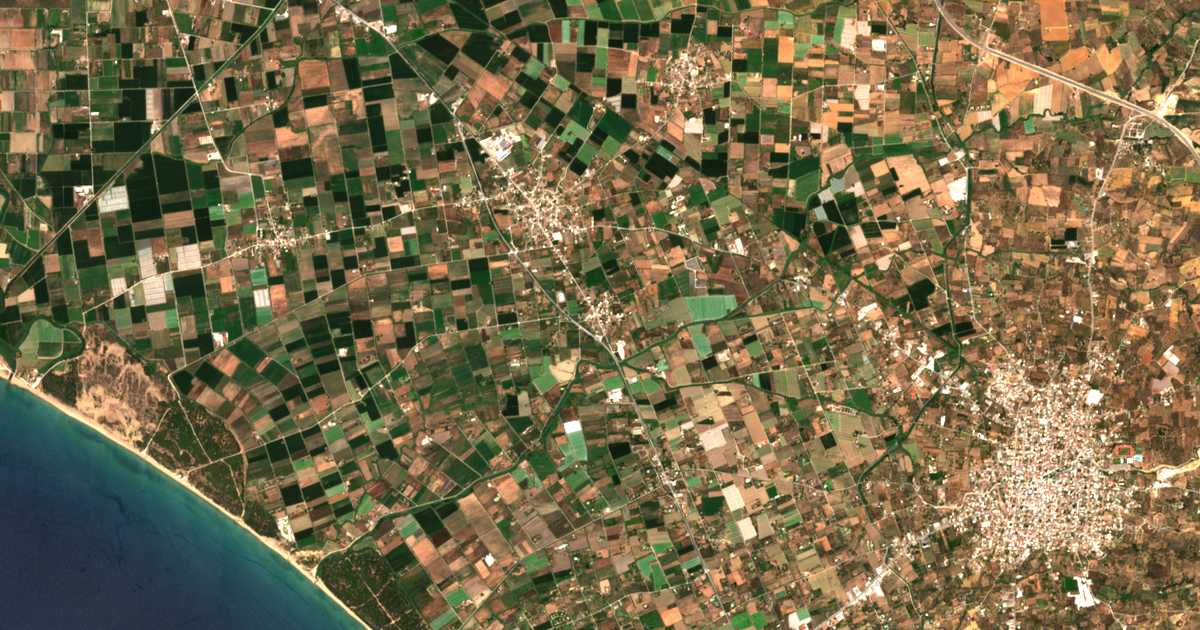 Satellitenkarte von Roviáta